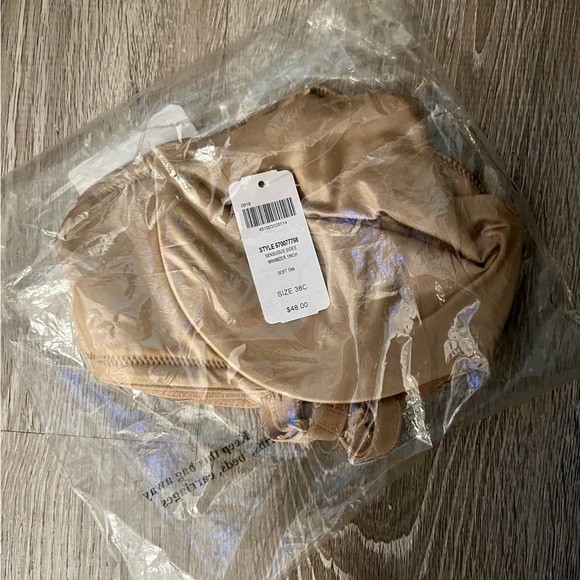 Soma Sensuous Sides 1 Inch Minimizer Bra - Soft Tan - Picture 6 of 10